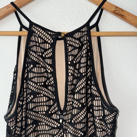 Emerald Sundae Little Black Dress Has Cutouts & Fringe‎ Fully Lined Size S - Picture 6 of 12